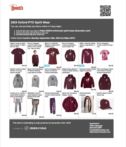 Spirit Wear